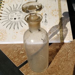 Antique Bottle M.B.W Millville Pharmacy w/ Glass Stopper